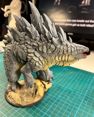 Finished this #lootstudios Gojira 3D Print with some airbrush and paint. Really happy with it!

#3dprinting #resinprinting #elegoosaturns #3dprint #airbrush #instagood #instaart #aibrushing #modelmaking #painting #modelkitsinsta #lootstudios #vallejopaints #airbrushing #airbrushed #godzilla #monsterart #gojira #3dprintNL #dutch3dprint
